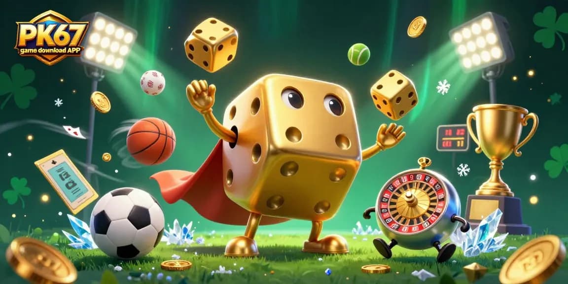 Experience thrilling action with the PK67 game download APK in this dynamic casino scene.
