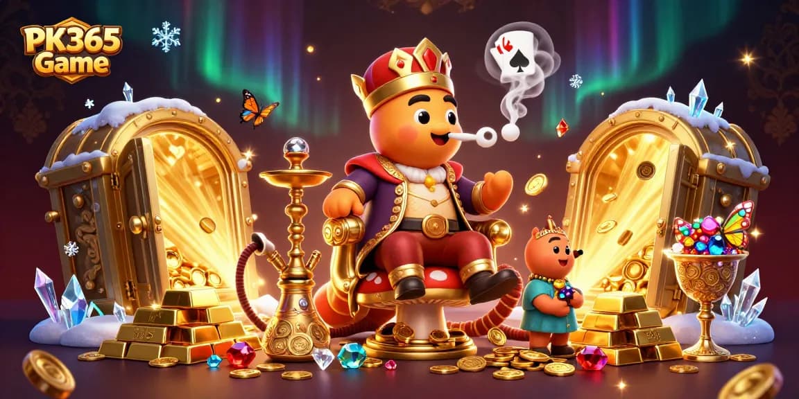 Experience the thrill of the PK365 Game with a vibrant 3D illustration featuring exciting gaming elements.