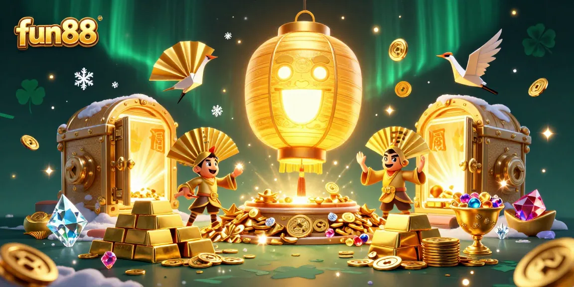 Engage with fun88's thrilling casino experience featuring vibrant characters and dazzling treasures.