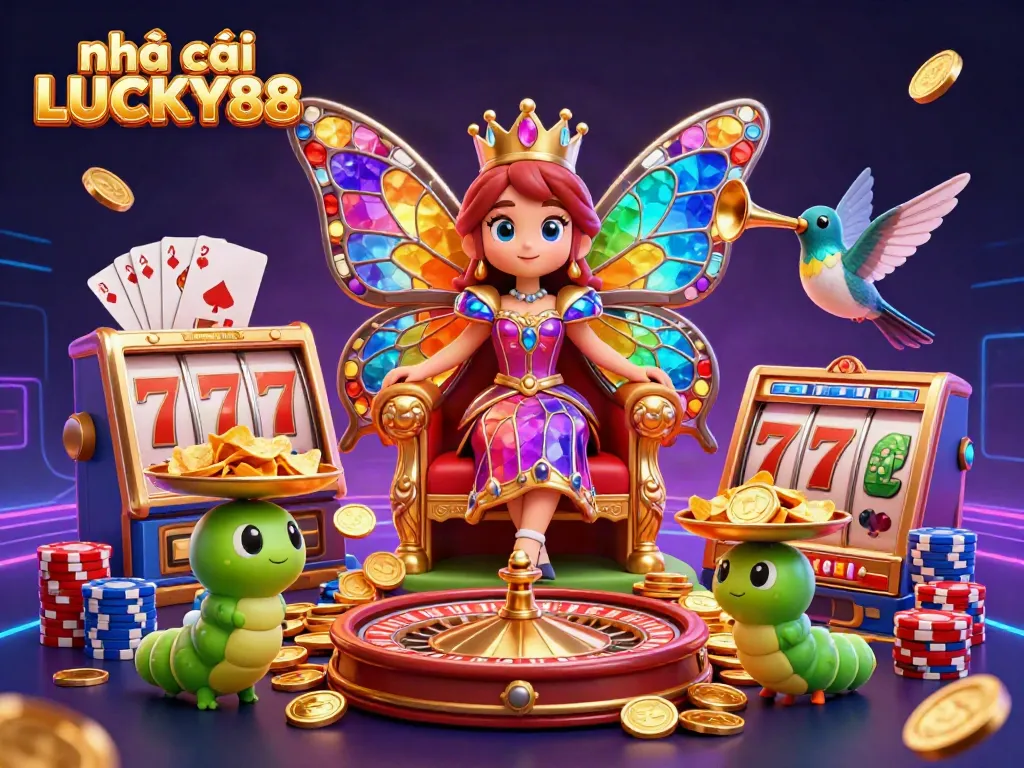 Experience the thrill at nhà cái LUCKY88 with vibrant games and dazzling casino elements.