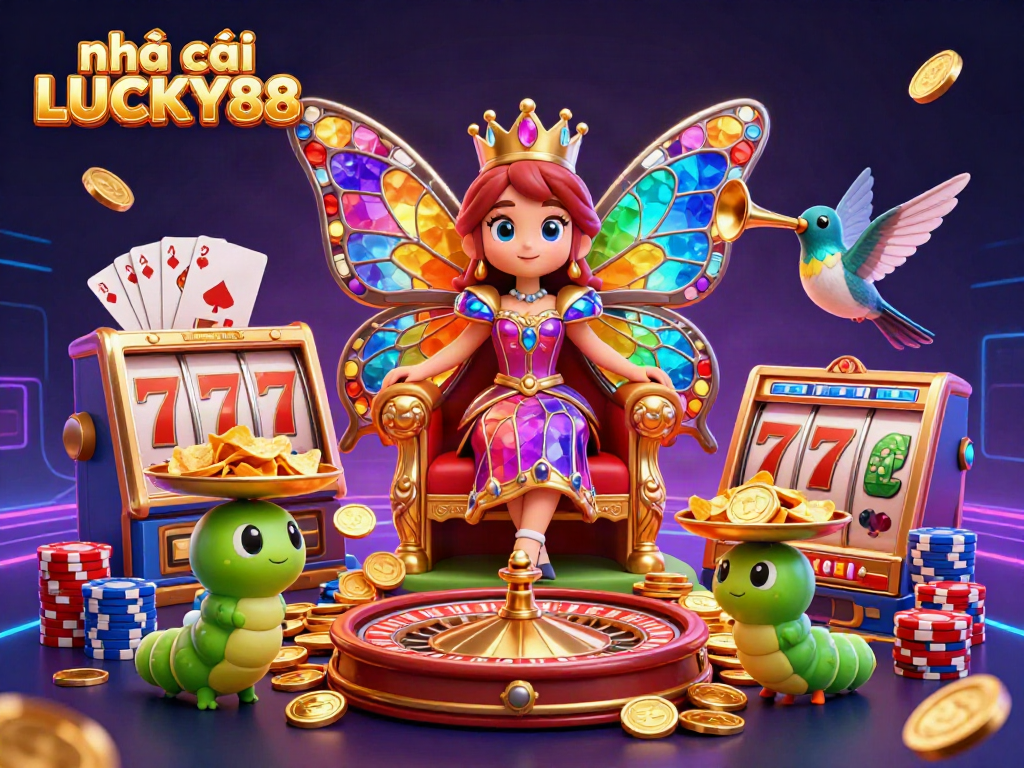 Experience the thrill at nhà cái LUCKY88 with vibrant games and dazzling casino elements.